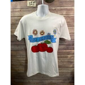 Vintage Deadstock City Of Dania Short Sleeve Shirt Size Medium Single stitch